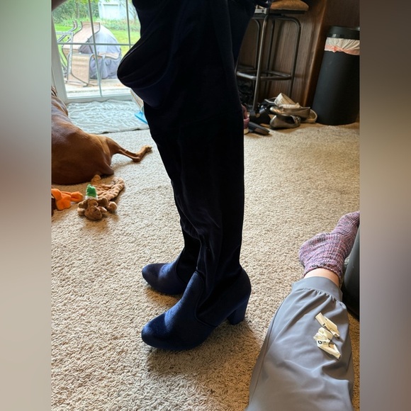 Candie's Shoes - Candie's Navy Blue Women's Boots